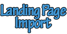 Import external landing page