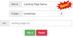 Landing page ripper